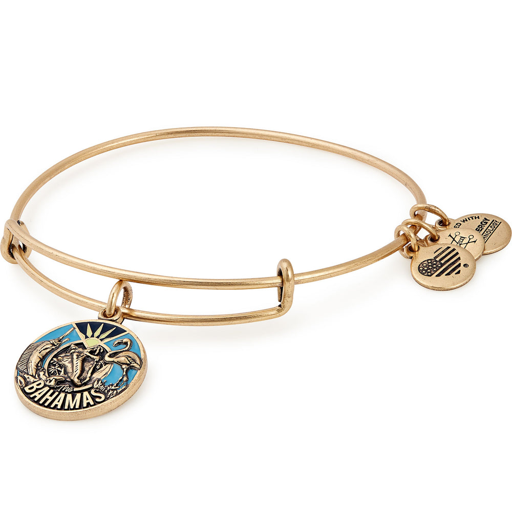 Bahamas Charm Bangle Bracelet Rafaelian Gold | Alex and Ani