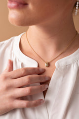 Pearl and Crystal Pendant Necklace Gold | Alex and Ani