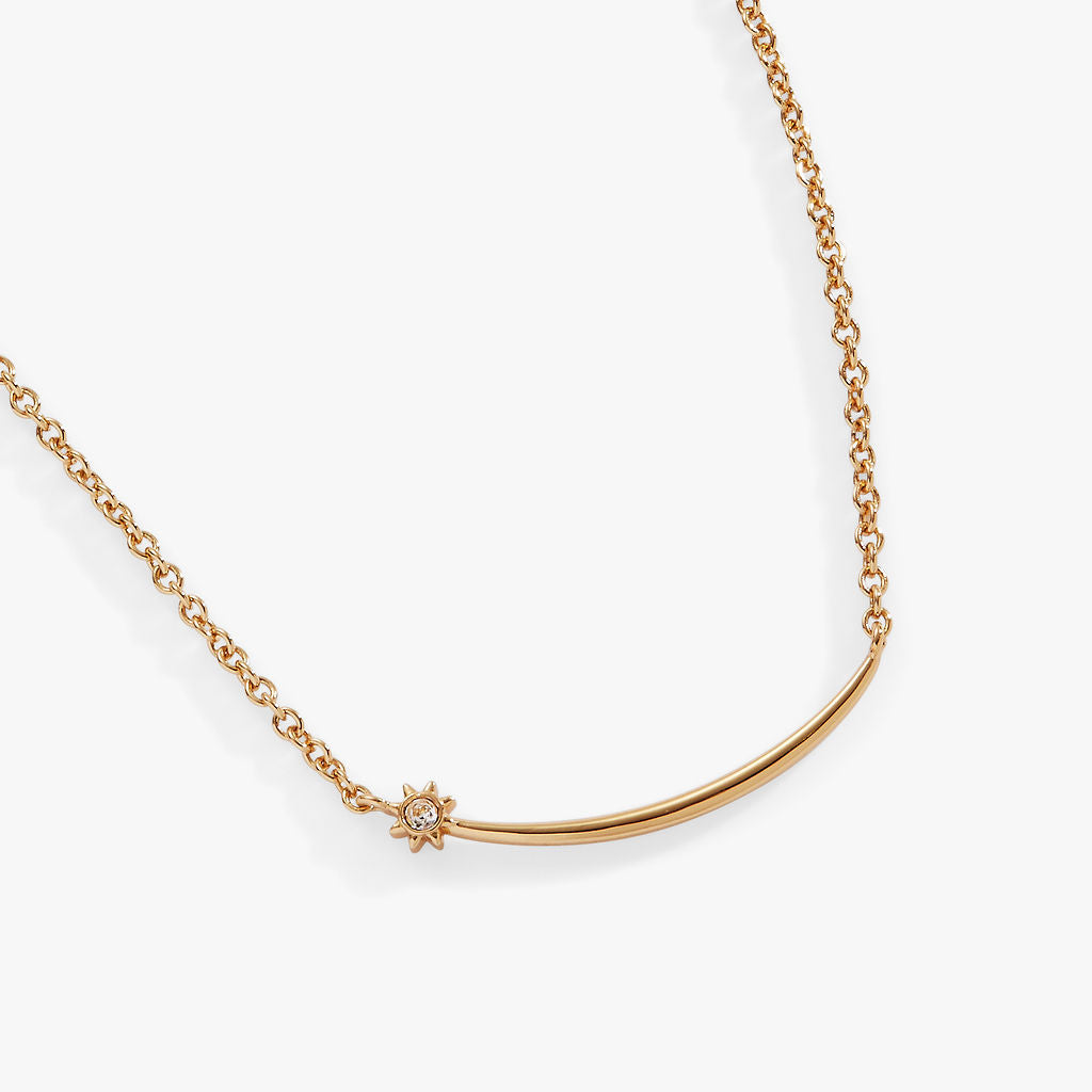 Celestial Shooting Star Necklace Gold | Alex and Ani