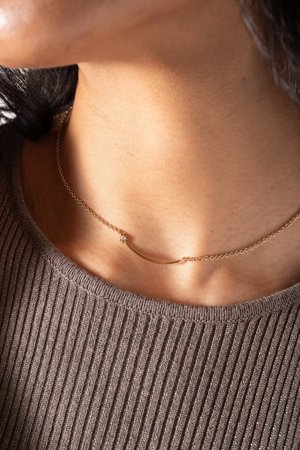 Celestial Shooting Star Necklace Gold | Alex and Ani