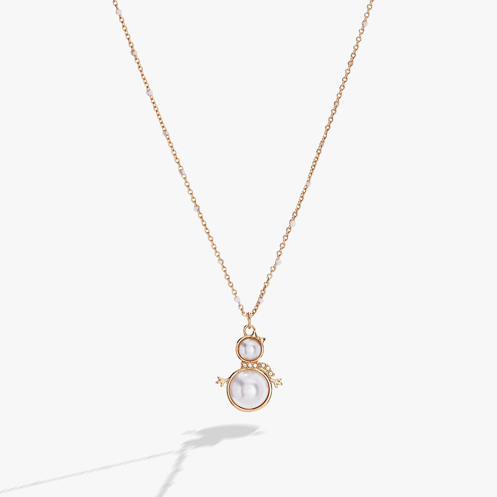 Snowwoman Necklace Shiny Gold | Alex and Ani