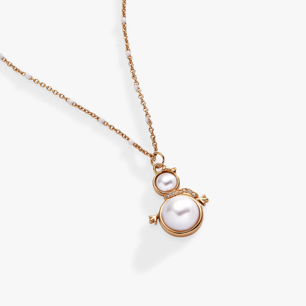 Snowwoman Necklace Shiny Gold | Alex and Ani