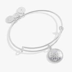 Sand Dollar Charm Bangle Gold | Alex and Ani