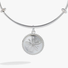 Sand Dollar Charm Bangle Gold | Alex and Ani