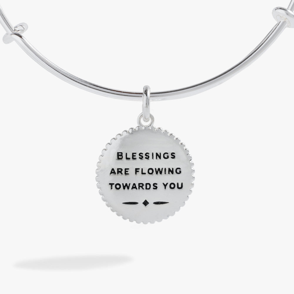 Sand Dollar Charm Bangle Gold | Alex and Ani