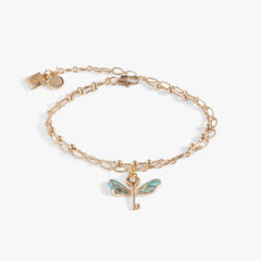 Harry Potter, Flying Keys Adjustable Bracelet Gold | Alex and Ani