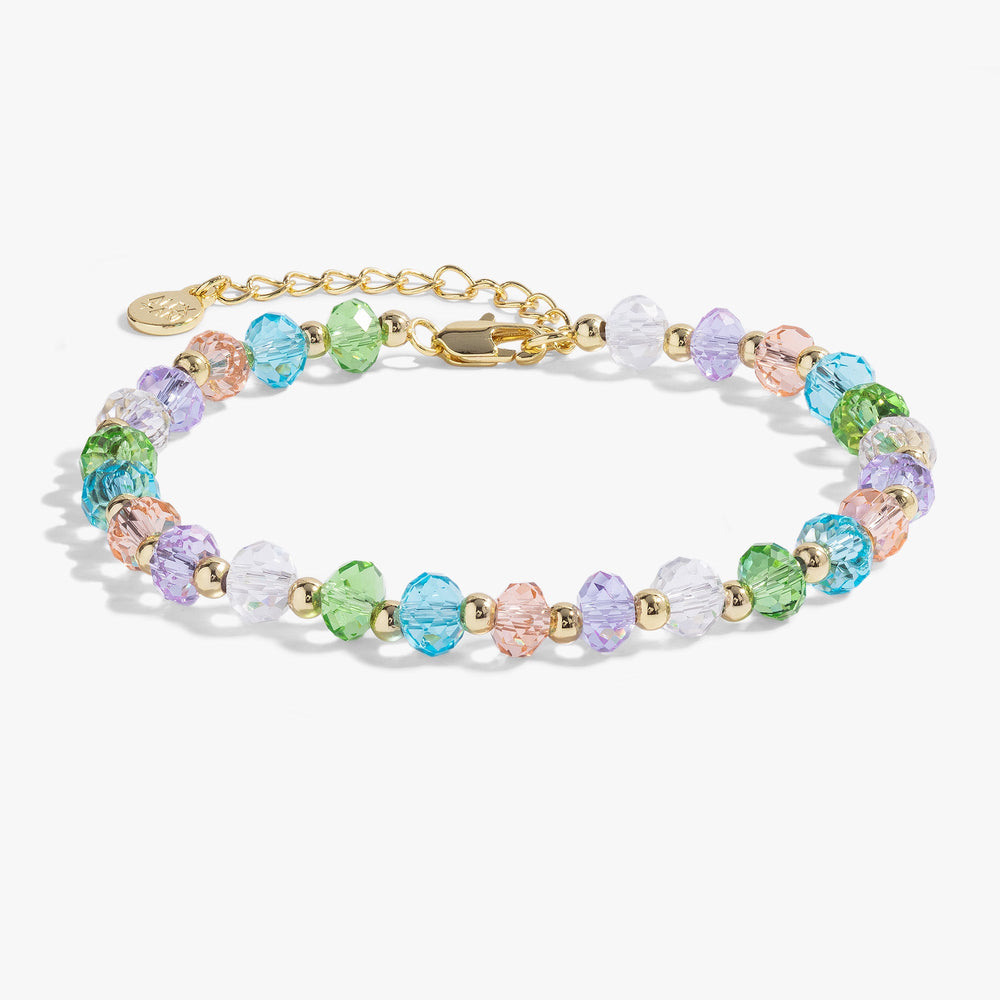 Pastel Crystal Bracelet Gold | Alex and Ani