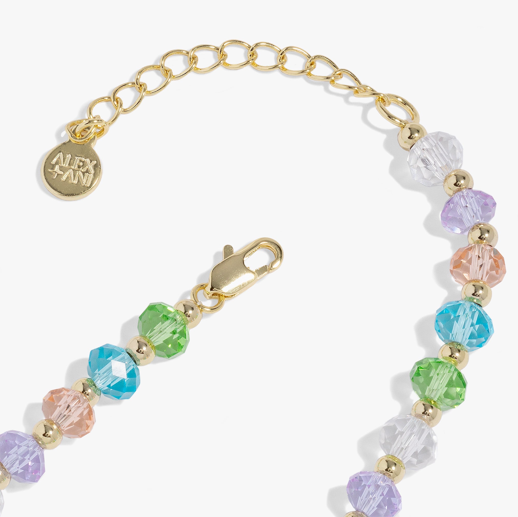 Pastel Crystal Bracelet Gold | Alex and Ani