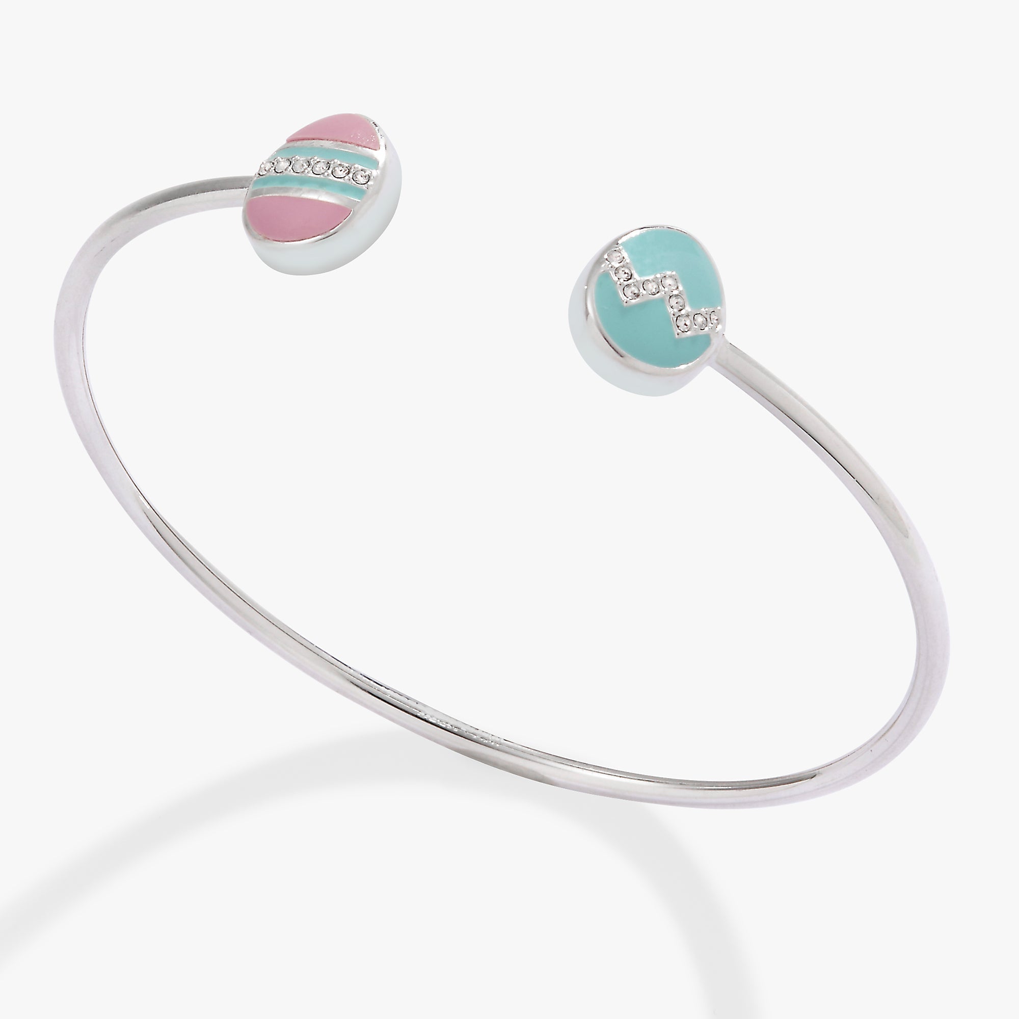 Easter Egg Flex Cuff Silver | Alex and Ani
