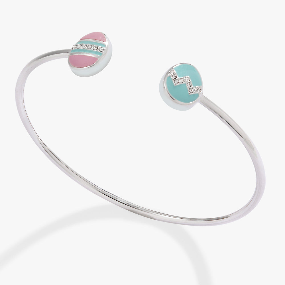 Easter Egg Flex Cuff Silver | Alex and Ani