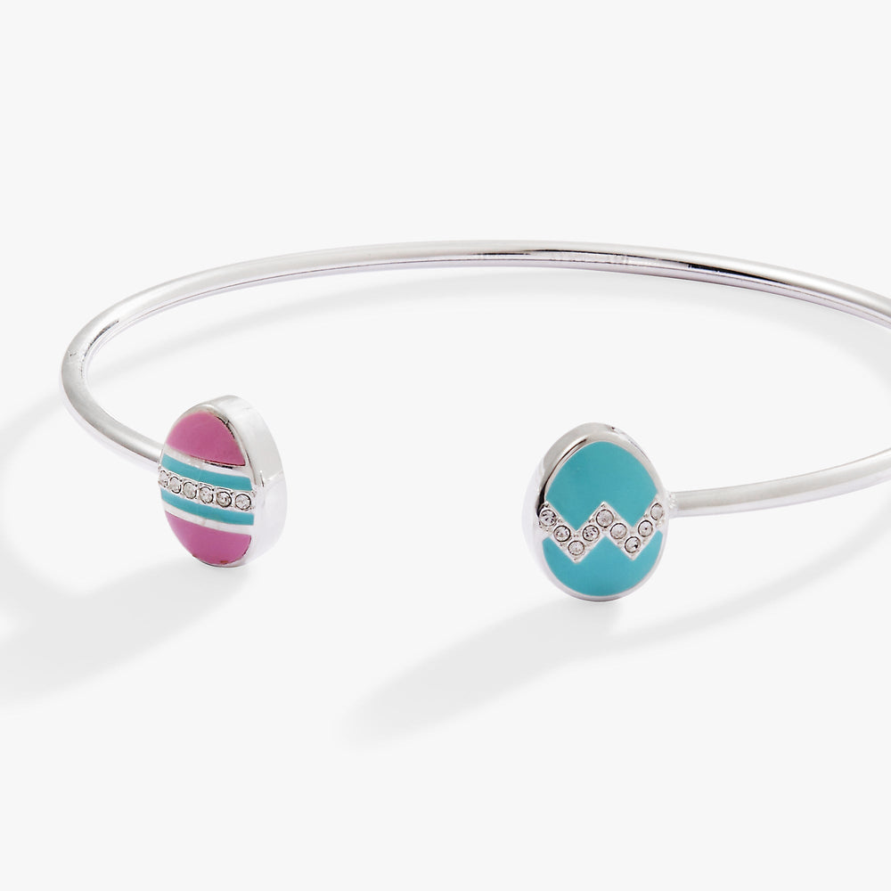 Easter Egg Flex Cuff Silver | Alex and Ani