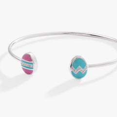 Easter Egg Flex Cuff Silver | Alex and Ani
