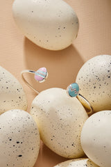 Easter Egg Flex Cuff Silver | Alex and Ani