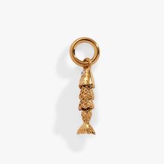 Fish Interchangeable Charm Stainless Steel Gold | Alex and Ani