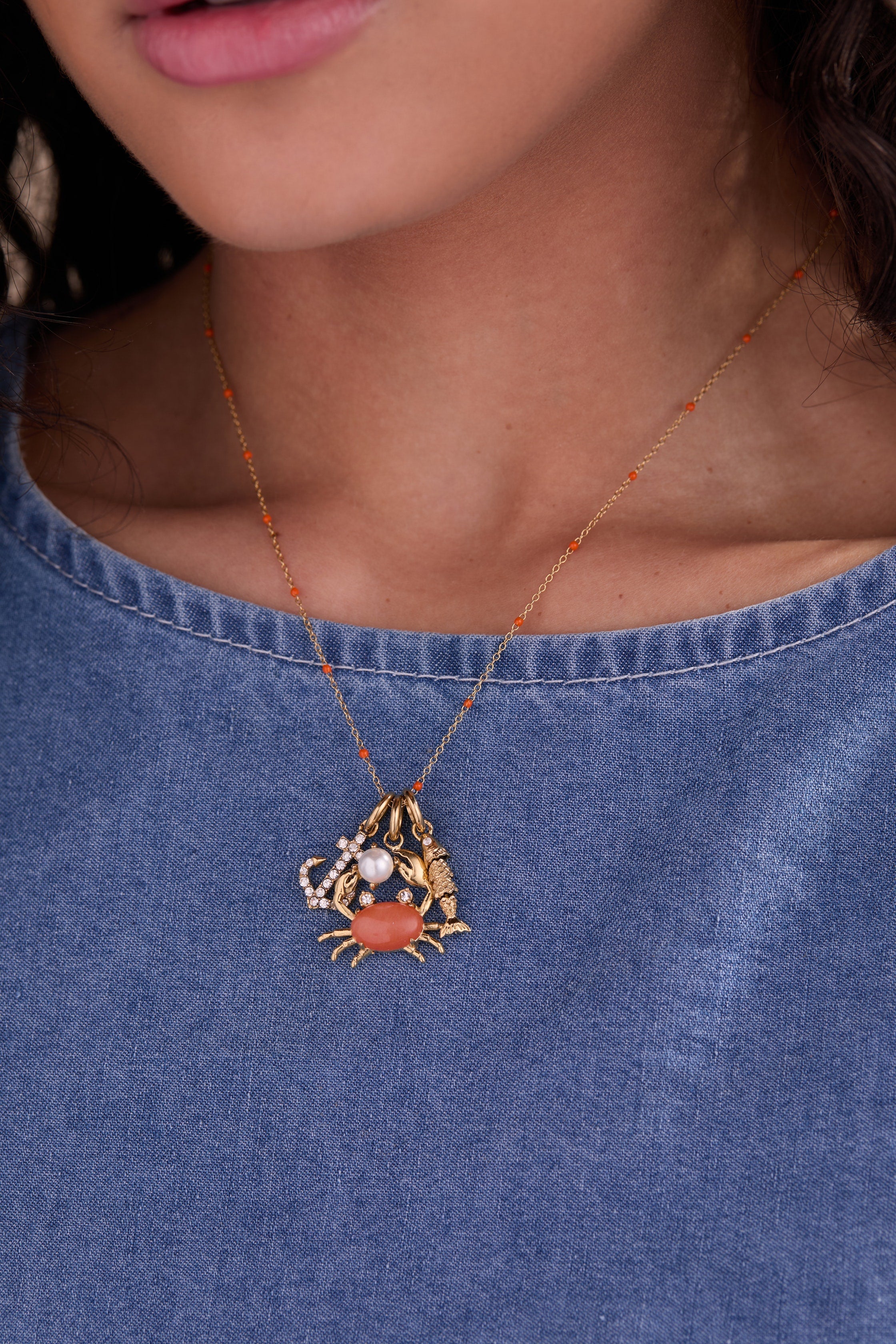 Fish Interchangeable Charm Stainless Steel Gold | Alex and Ani