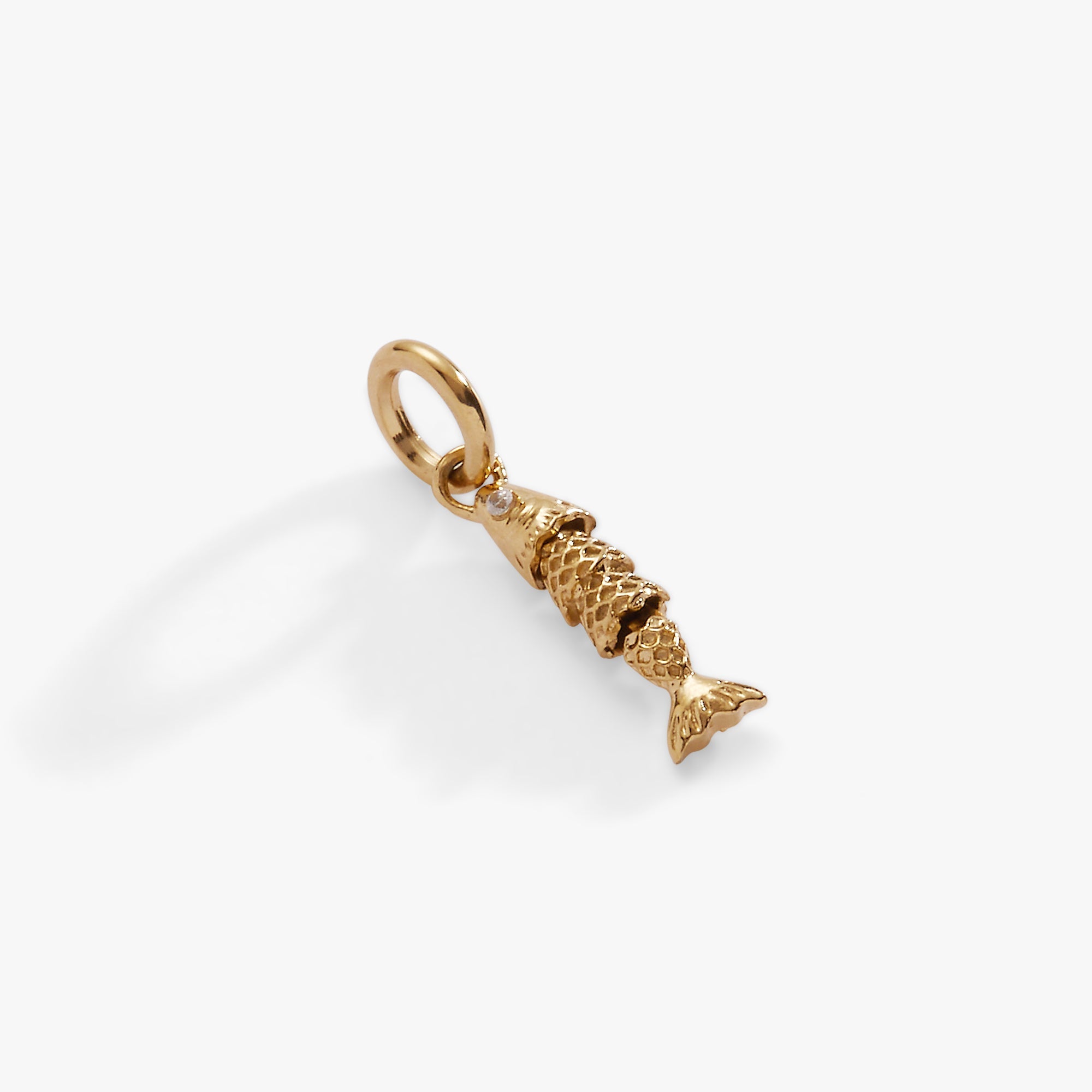 Fish Interchangeable Charm Stainless Steel Gold | Alex and Ani