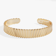 Palm Textured Cuff Gold | Alex and Ani