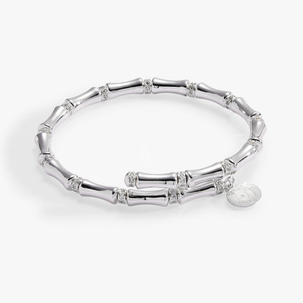 Bamboo Wrap Bracelet Silver | Alex and Ani