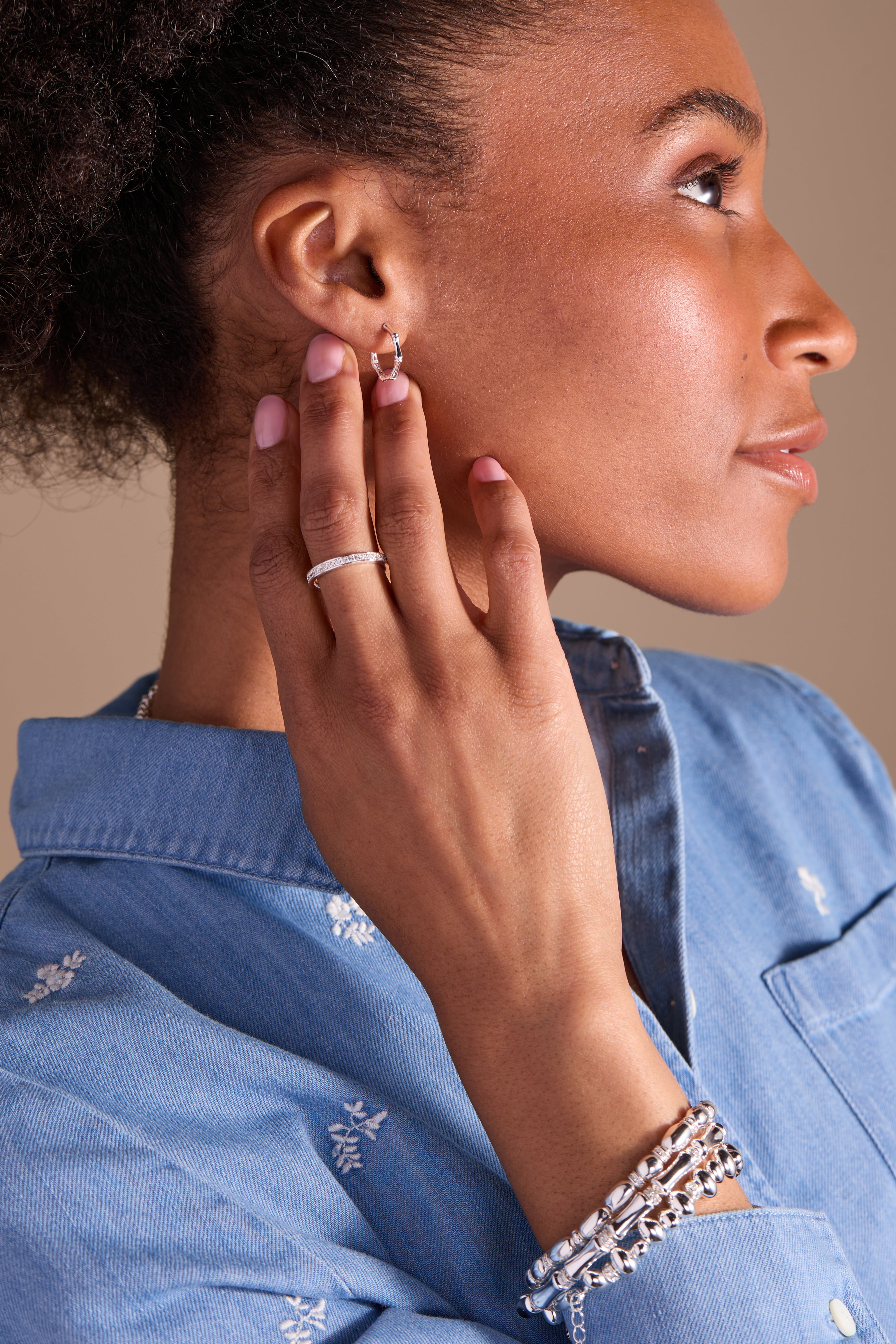 Bamboo Wrap Bracelet Silver | Alex and Ani