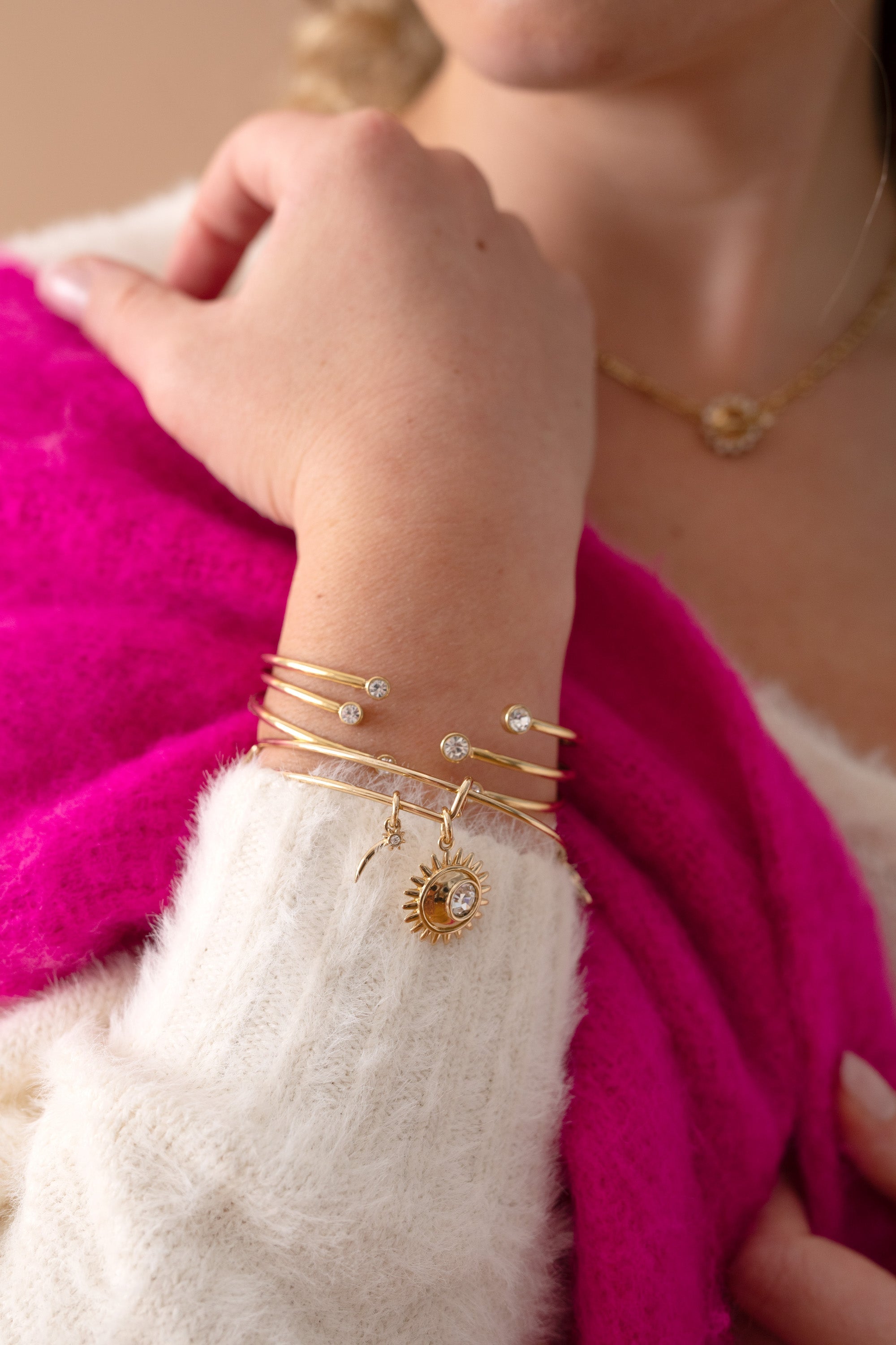 Celestial Bangle Gold | Alex and Ani