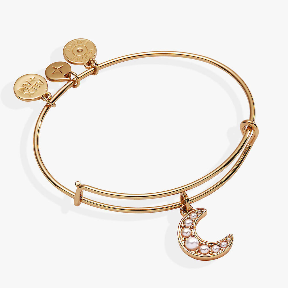 Pearl Moon Bangle Gold | Alex and Ani