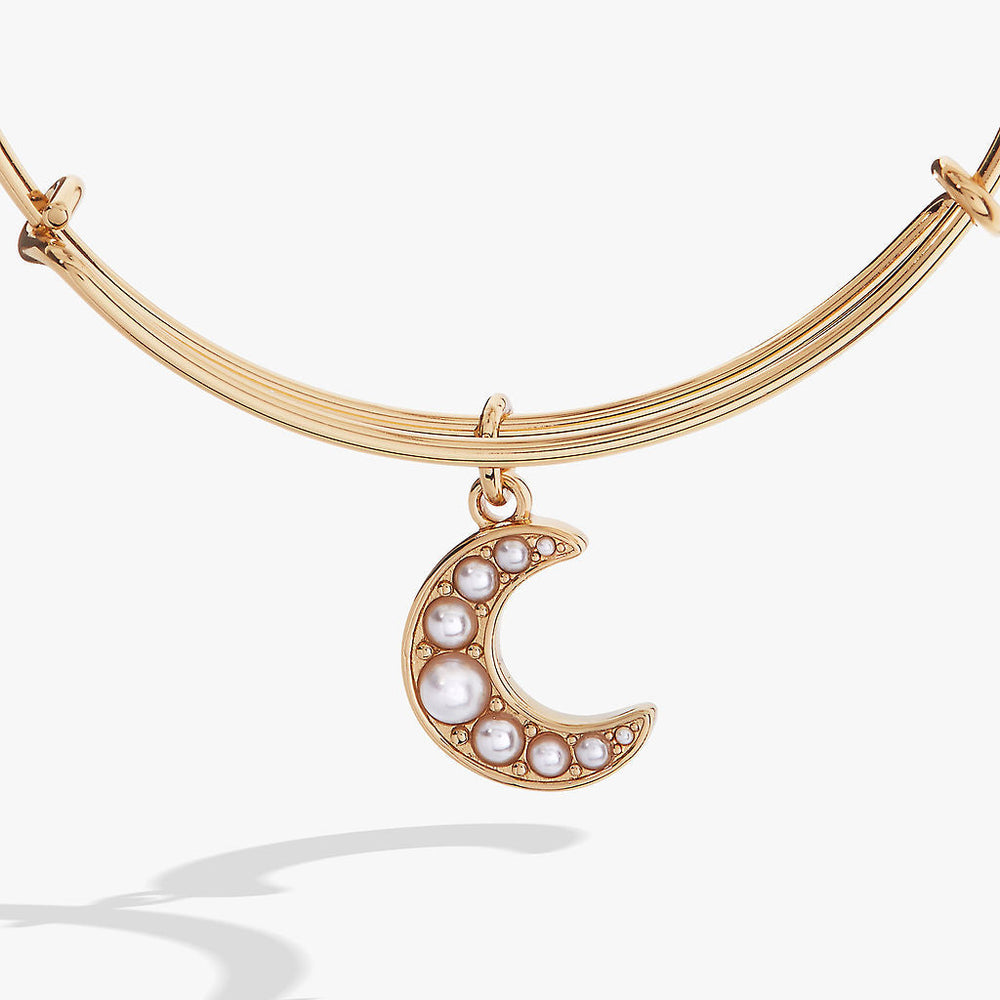 Pearl Moon Bangle Gold | Alex and Ani