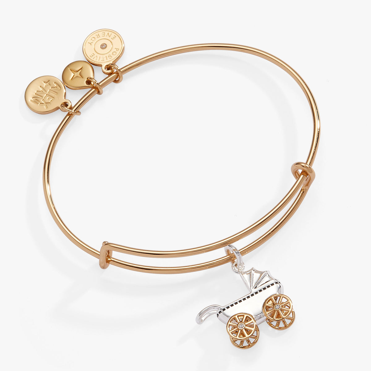 Baby Carriage Bangle Two Tone | Alex and Ani