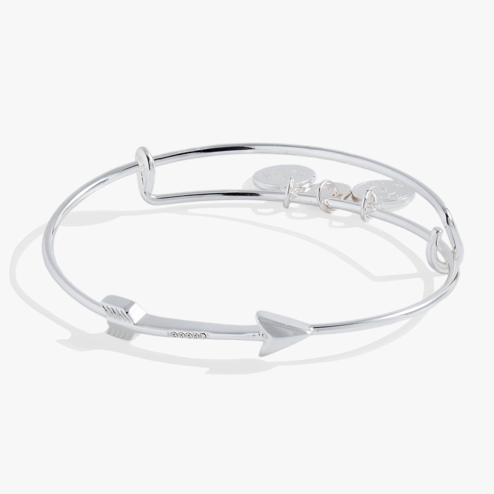 In-Line Arrow Bangle Gold | Alex and Ani