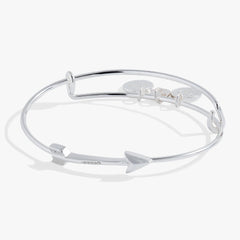 In-Line Arrow Bangle Gold | Alex and Ani