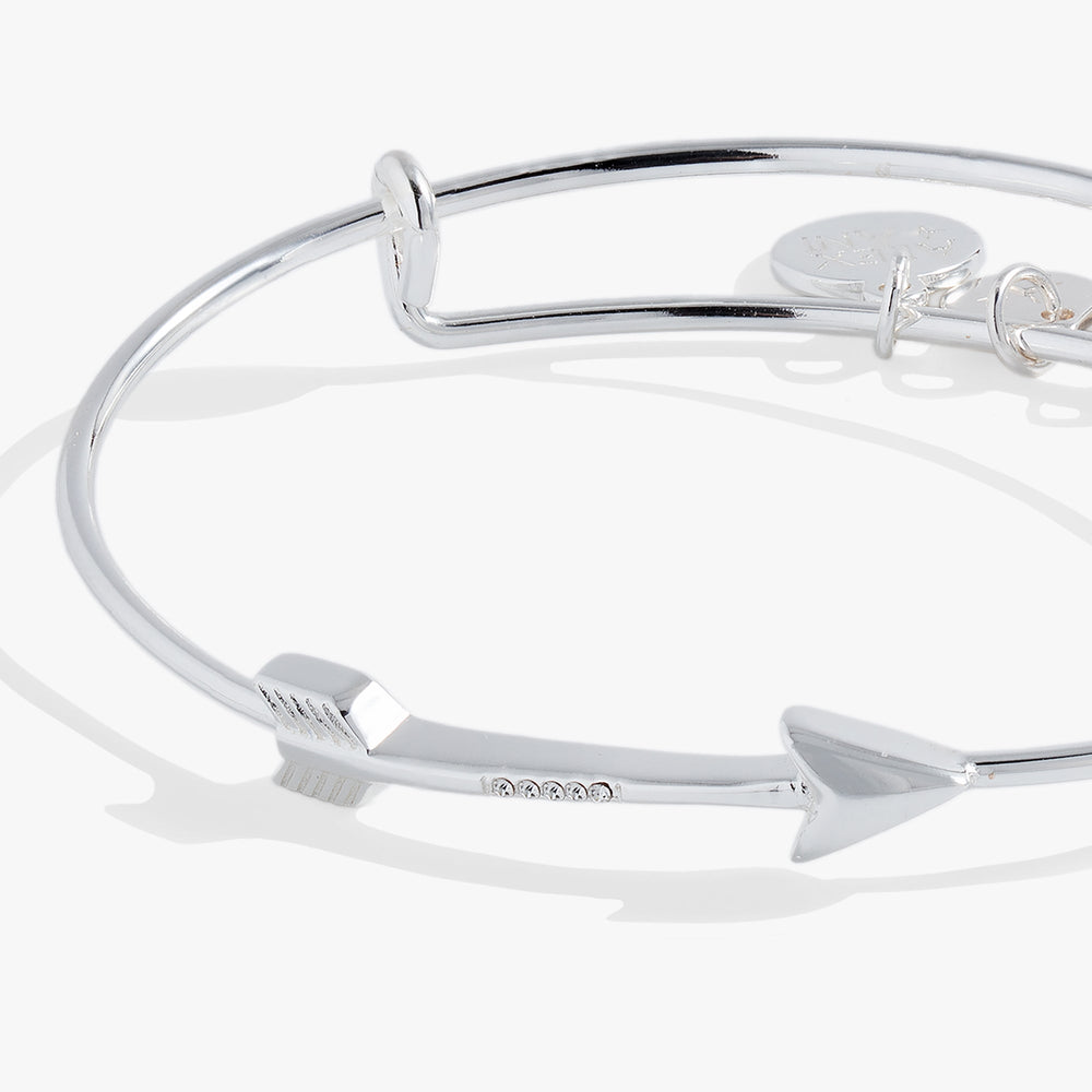 In-Line Arrow Bangle Gold | Alex and Ani