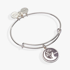 Love My Cat to the Moon and Back Bangle Silver | Alex and Ani