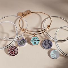 Love My Cat to the Moon and Back Bangle Silver | Alex and Ani