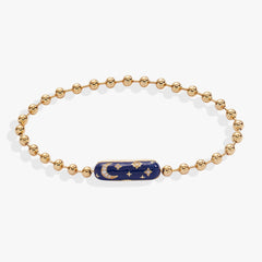 Starry Night Barrel Closure Bracelet Gold | Alex and Ani