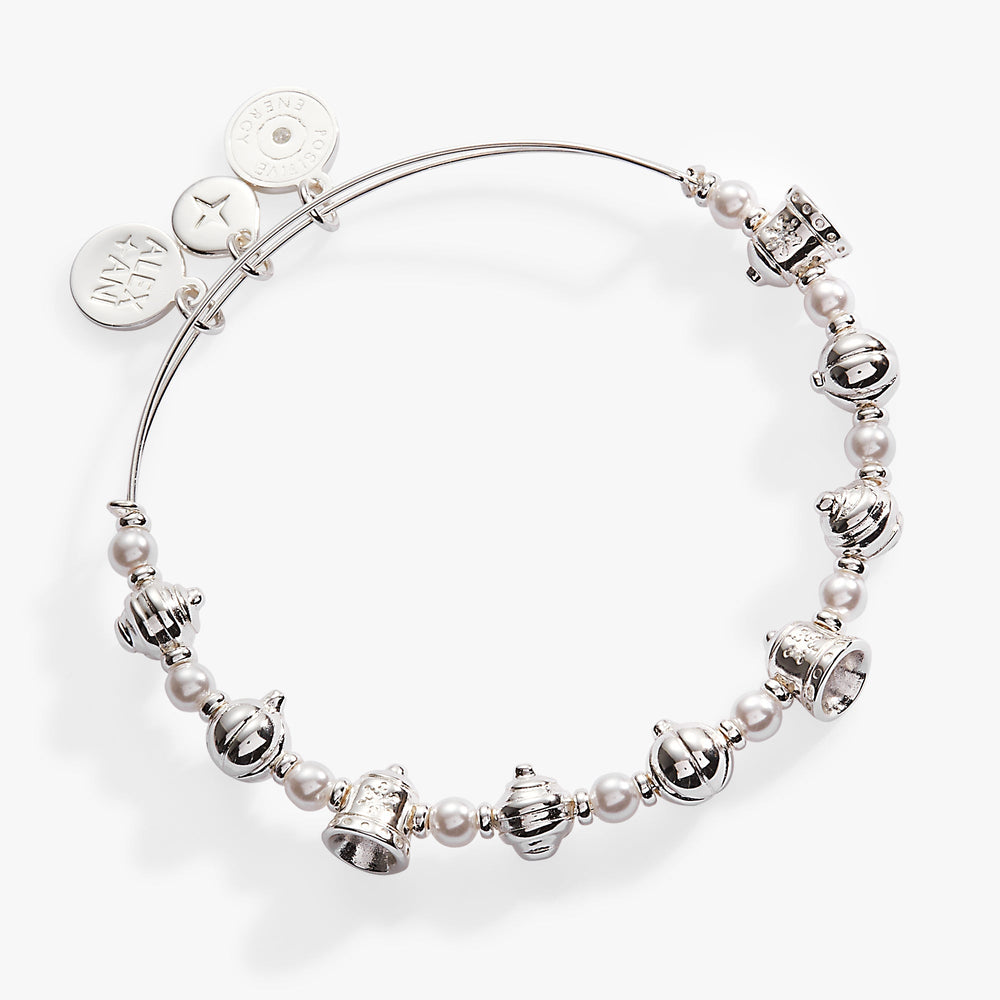 Bells Beaded Bangle Silver | Alex and Ani