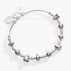 Bells Beaded Bangle Silver | Alex and Ani