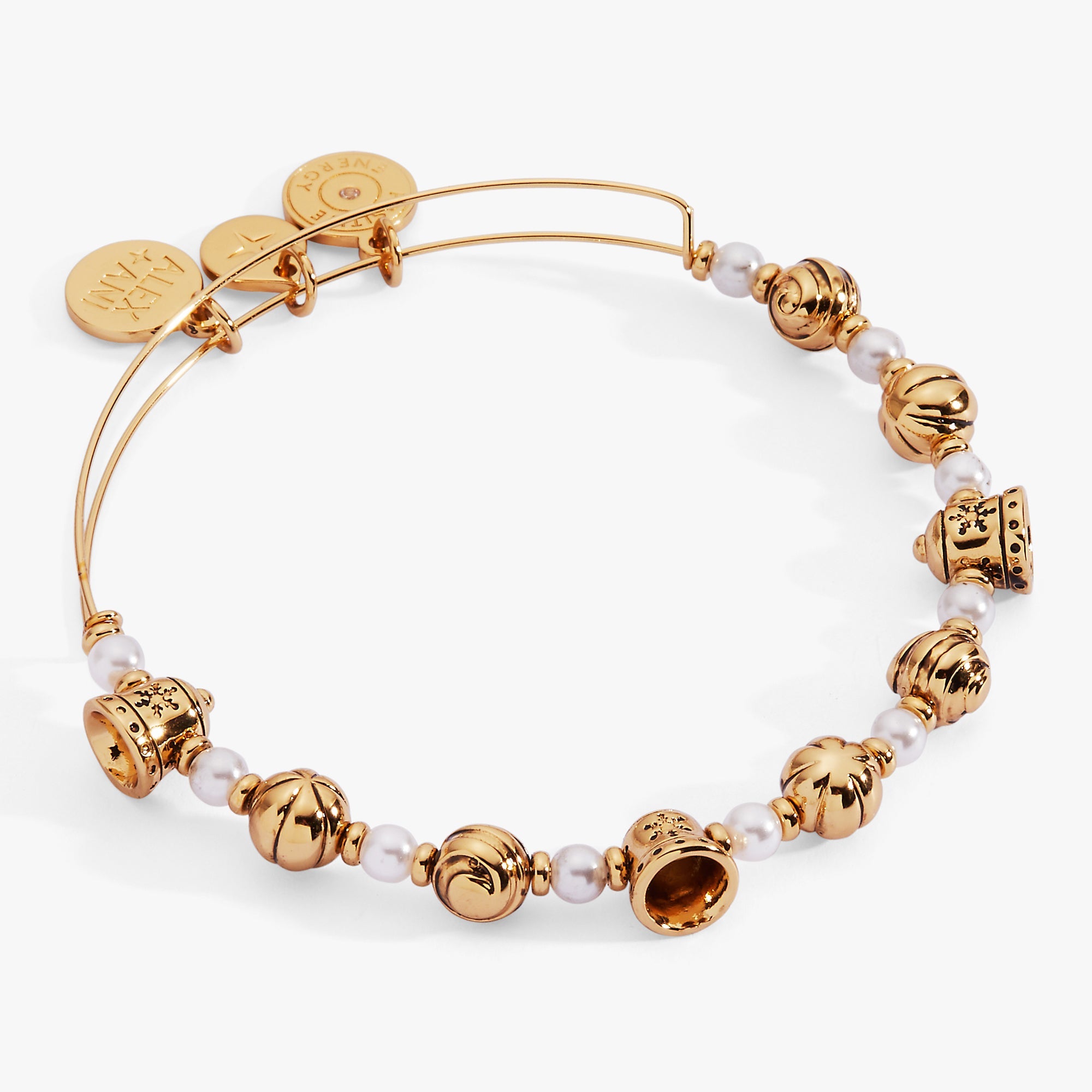 Bells Beaded Bangle Silver | Alex and Ani