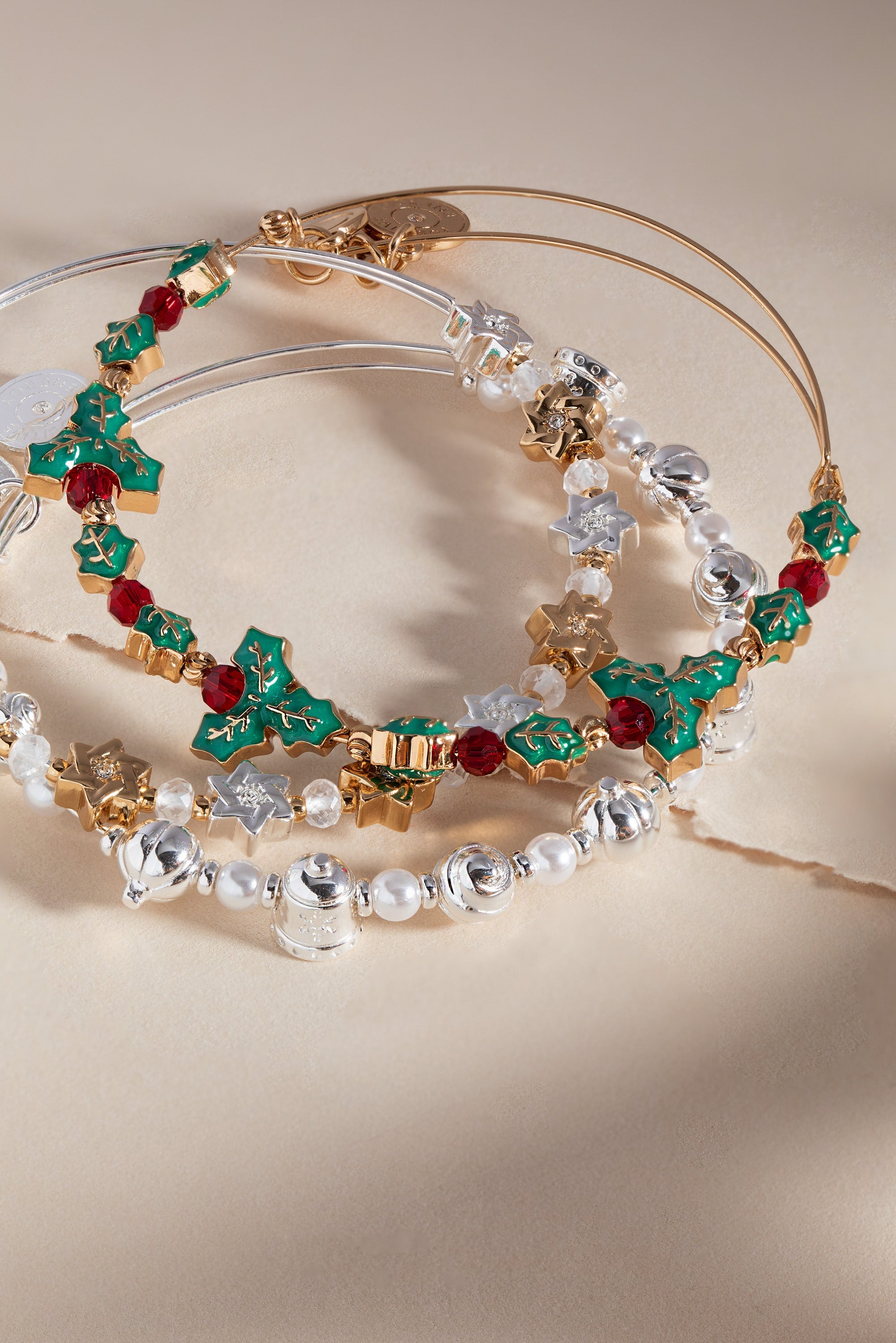 Bells Beaded Bangle Silver | Alex and Ani